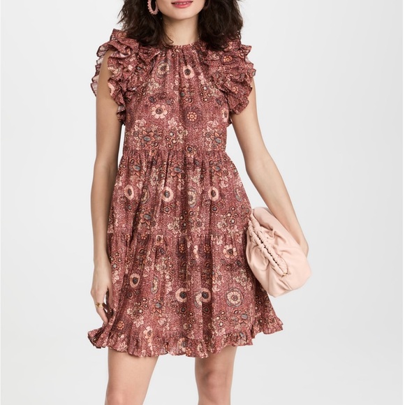 NWT Ulla Johnson Adele Dress in Rosebud - Picture 1 of 13
